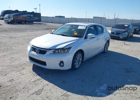 2011 Lexus Ct 200H Premium из США, поврежденный, VIN JTHKD5BH7B2030079